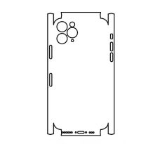 Hydrogel - matná zadní ochranná fólie (full cover) - iPhone 11 Pro Max - typ 3