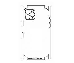 Hydrogel - matná zadní ochranná fólie (full cover) - iPhone 11 Pro Max - typ 2 