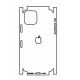 Hydrogel - matná zadní ochranná fólie (full cover) - iPhone 11 Pro Max - typ výřezu 1 