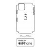 Hydrogel - zadní ochranná fólie (full cover) - iPhone 11 Pro Max - typ výřezu 5