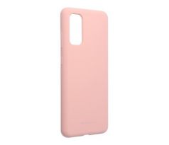 Mercury Silicone case for Samsung S20 pink sand