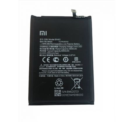 Baterie Xiaomi Redmi 9T, Redmi Note 9, Poco M3 BN62 6000mAh