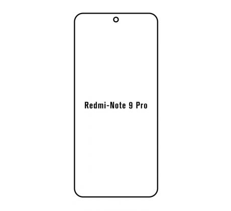 Hydrogel - Privacy Anti-Spy ochranná fólie - Xiaomi Redmi Note 9 Pro 5G