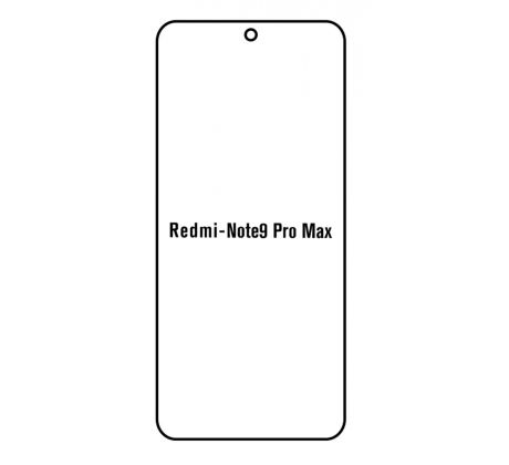Hydrogel - Privacy Anti-Spy ochranná fólie - Xiaomi Redmi Note 9 Pro Max