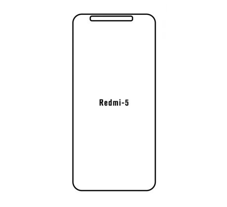 Hydrogel - Privacy Anti-Spy ochranná fólie - Xiaomi Redmi 5