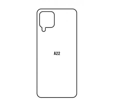 Hydrogel - matná zadní ochranná fólie - Samsung Galaxy A22 4G LTE