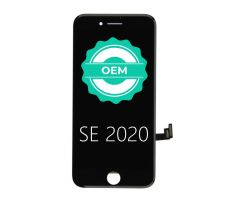 Černý LCD displej iPhone SE 2020 + dotyková deska OEM