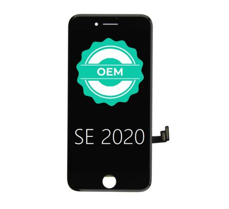 Černý LCD displej iPhone SE 2020 + dotyková deska OEM