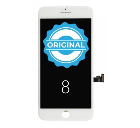 ORIGINAL Bílý LCD displej iPhone 8 + dotyková deska