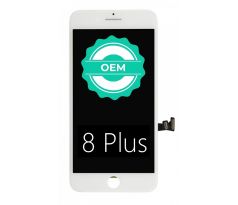 Bílý LCD displej iPhone 8 Plus + dotyková deska OEM