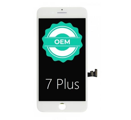 Bílý LCD displej iPhone 7 Plus + dotyková deska OEM
