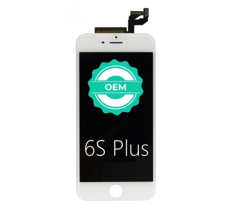 Bílý LCD displej iPhone 6S Plus + dotyková deska OEM