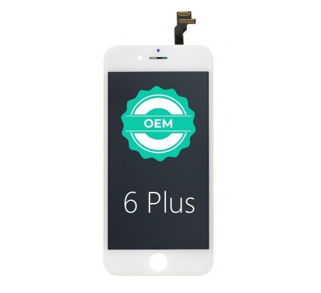 Bílý LCD displej iPhone 6 Plus + dotyková deska OEM