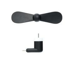 Ventilátor s lightning konektorem pro iPhone, iPad - černý
