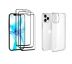 4PACK - 3x ochranné tvrzené sklo + průsvitný kryt - iPhone 11 Pro
