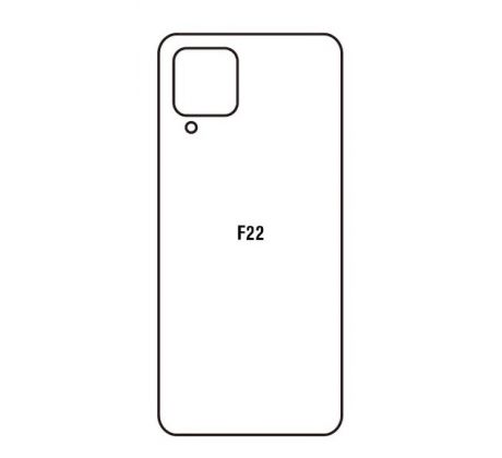 Hydrogel - matná zadní ochranná fólie - Samsung Galaxy F22