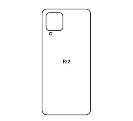 Hydrogel - matná zadní ochranná fólie - Samsung Galaxy F22