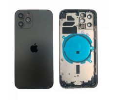 Apple iPhone 12 Pro - Zadní housing (space grey - šedý)