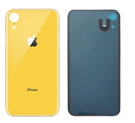 iPhone XR - Zadní sklo housingu iPhone XR - žlutý