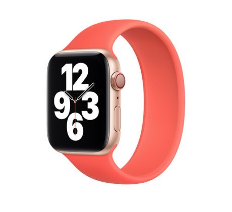 Řemínek pro Apple Watch (42/44/45mm) Solo Loop, velikost S - červený - PINK CITRUS