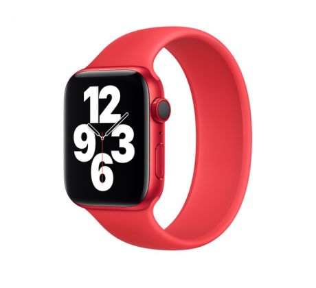 Řemínek pro Apple Watch (42/44/45mm) Solo Loop, velikost S - červený (PRODUCT)RED™ 