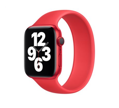 Řemínek pro Apple Watch (42/44/45mm) Solo Loop, velikost M - červený (PRODUCT)RED™ 