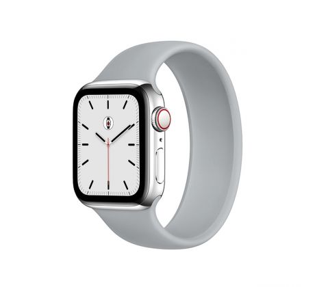 Řemínek pro Apple Watch (42/44/45mm) Solo Loop, velikost M - šedý 