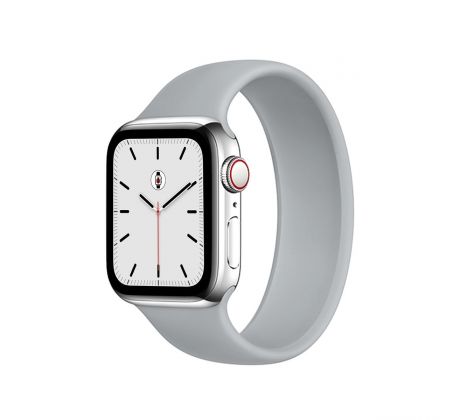 Řemínek pro Apple Watch (38/40/41mm) Solo Loop, velikost S - šedý