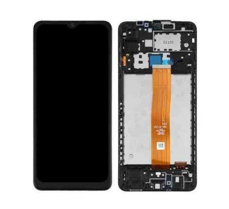 LCD displej + dotykové sklo Samsung Galaxy A12 A125F s rámem