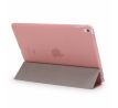 Trifold Smart Case - kryt se stojánkem pro iPad 9.7 2017/2018/iPad 5/Air/iPad 6/Air 2 - ružový + Ochranné tvrzené sklo s instalačním rámečkem   