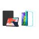 Trifold Smart Case - kryt se stojánkem pro iPad Pro 12.9" 2018/ 2020/ 2021 - černý + Ochranné tvrzené sklo 