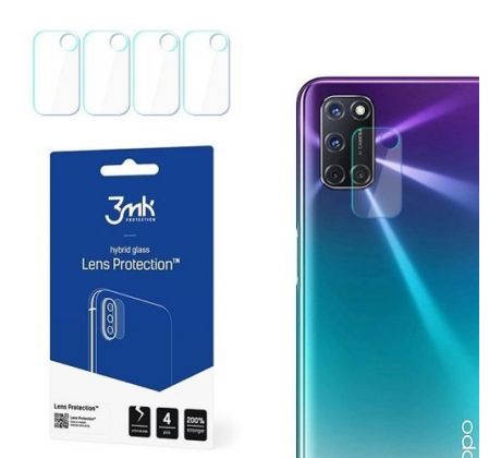 4x Hybridní flexibilní ochranné sklo zadní kamery - Oppo A72