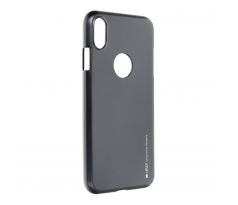 i-Jelly Case Mercury  iPhone XS Max (logo hole) - 6.5 černý