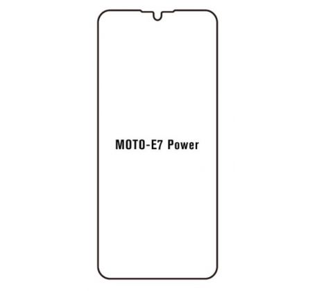Hydrogel - matná ochranná fólie - Motorola Moto E7 Power