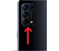 Náhradní sklo zadní kamery - Oppo Reno 5 5G