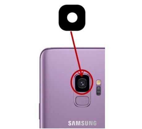 Náhradní sklo zadní kamery - Samsung Galaxy S9
