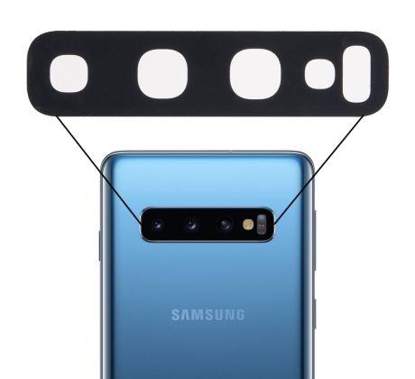 Náhradní sklo zadní kamery - Samsung Galaxy S10 G973 / S10 Plus G975