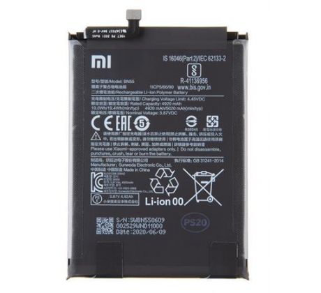 Baterie BN55 pro Xiaomi Redmi Note 9S 5020mAh (Service Pack)