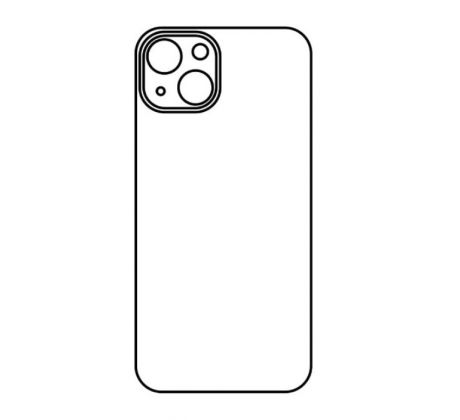 Hydrogel - zadní ochranná fólie - iPhone 13 mini, typ výřezu 3
