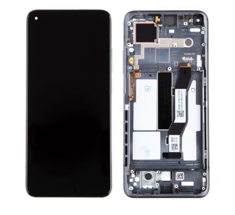 LCD displej + dotyková plocha pro Xiaomi Mi 10T/Mi 10T Pro Black (Service Pack)