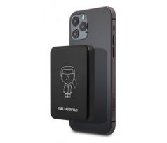 KLPBMSOIBK Karl Lagerfeld Outline Magnetic Powerbank 3000mAh Black