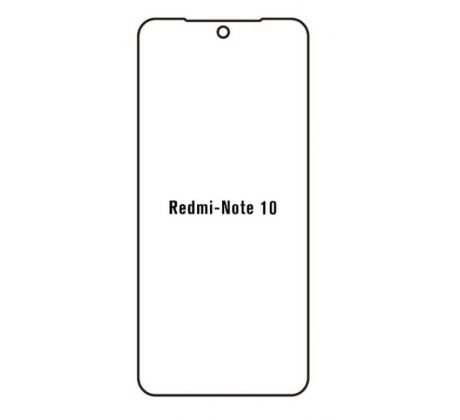 Hydrogel - ochranná fólie - Xiaomi Redmi Note 10 