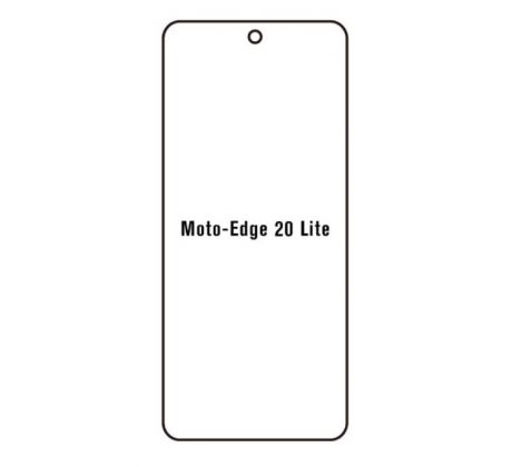 Hydrogel - Privacy Anti-Spy ochranná fólie - Motorola Edge 20 Lite