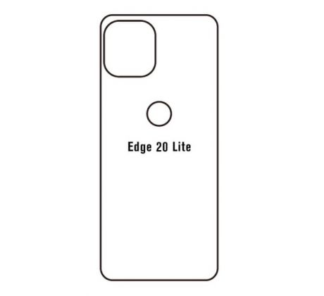 Hydrogel - matná zadní ochranná fólie - Motorola Edge 20 Lite