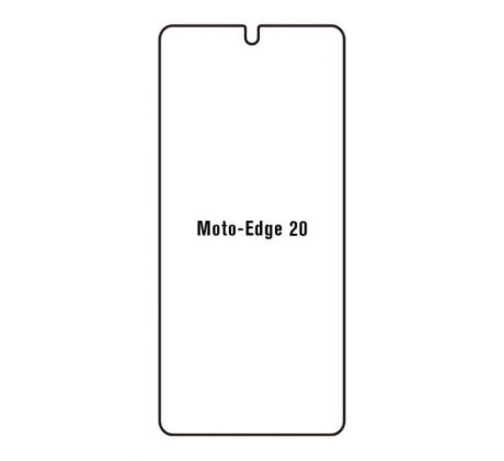 Hydrogel - matná ochranná fólie - Motorola Edge 20 