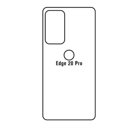 Hydrogel - matná zadní ochranná fólie - Motorola Edge 20 Pro