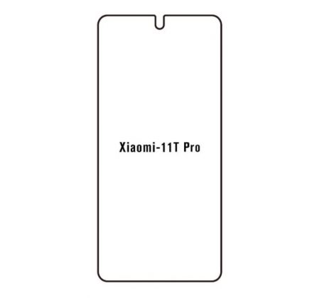 Hydrogel - matná ochranná fólie - Xiaomi 11T Pro