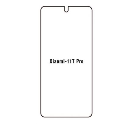 Hydrogel - matná ochranná fólie - Xiaomi 11T Pro