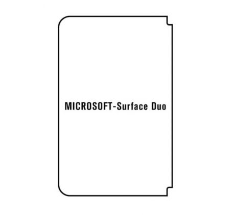 Hydrogel - ochranná fólie - Microsoft Surface Duo - levá strana 