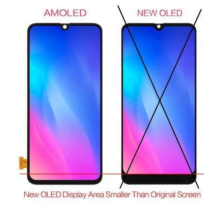 OLED displej pro Samsung Galaxy A70 (full size OLED)